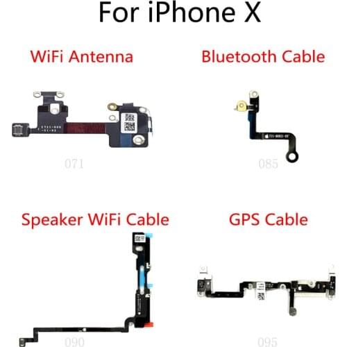 For iPhone X Loudspeaker Buzzer Loud Speaker WiFi Bluetooth GPS Signal Antenna Flex Cable