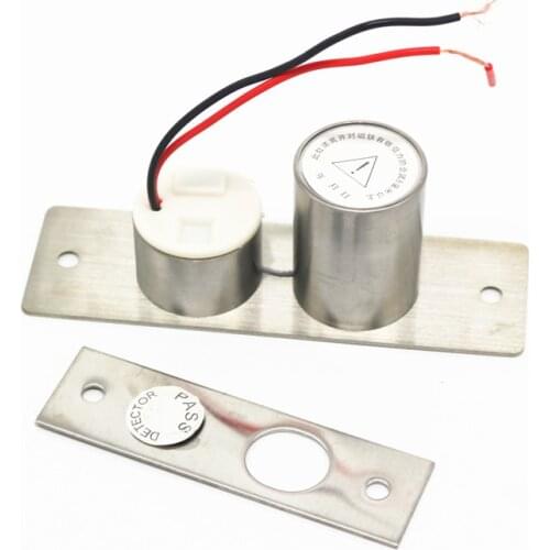 Two lines electric magnetic glass door lock Access Control concealed installation bolt lock