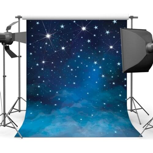 Mehofoto Night Sky Backdrops for Photography Space Backgrounds for Photo Booth Studio Newborn Baby Shower Props Night City 876