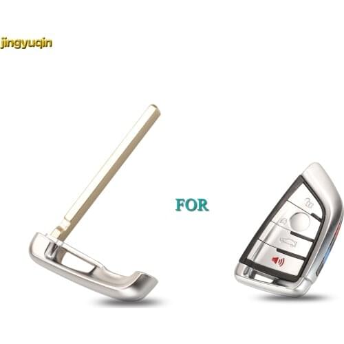 Jingyuqin Remote Car Key Blank Uncut Blade For BMW New 3 5 7 Series X1 X5 X6 Smart Fob Case Shell