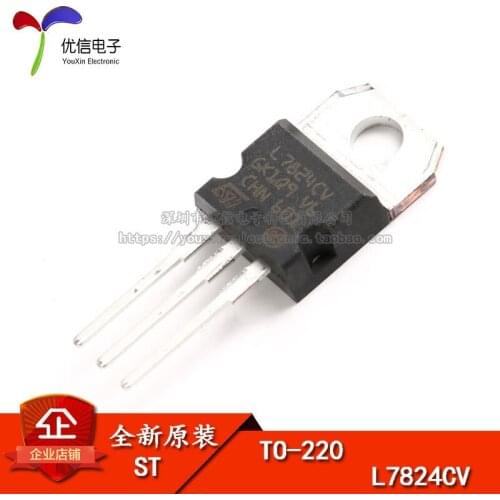 L7824CV genuine original chip regulator + 24V TO-220
