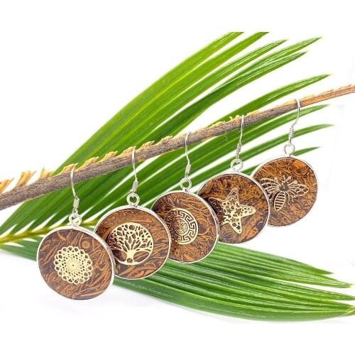 Женские золотые серьги LILDBZ China At AliExpress