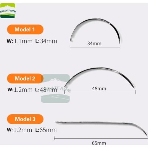 Veterinary medical suture needle Suture Surgical suture needle Veterinary instrument Pig cattle sheep pet Curved needle External