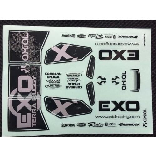 New 1pcs 1/10 RC Crawler Car DIY Sticker for tamiya cc01 D90 D110 axial SCX10 II