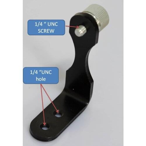 New design Metal Binocular Adapter - Mounts Large & Heavy Binos on Tripod 1/4" thread