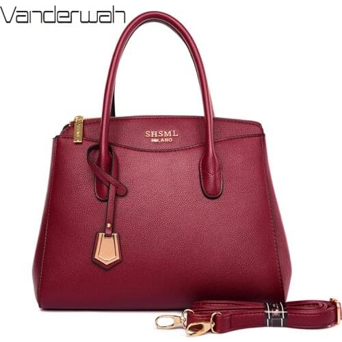 Casual Crossbody Bags for Women 2020 Luxury Designer Hand Bag High Quality PU Leather Simple Shoulder Bags Purses and Handbags
