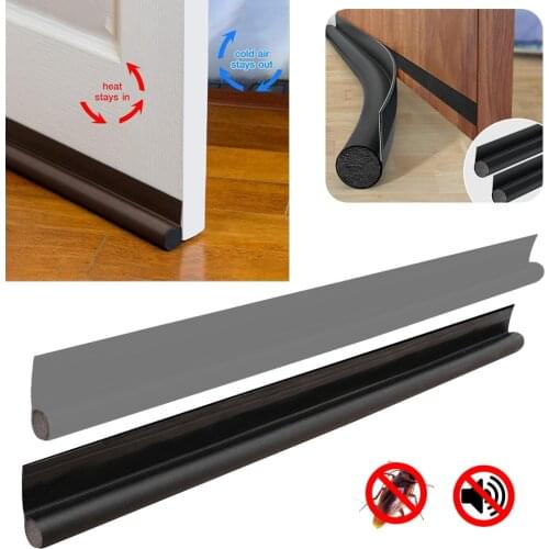 Door Draft Stopper Weather Stripping Door Sweep Adjustable Under Door Draft Blocker Insulator Weatherstrip House Acoustic Foam