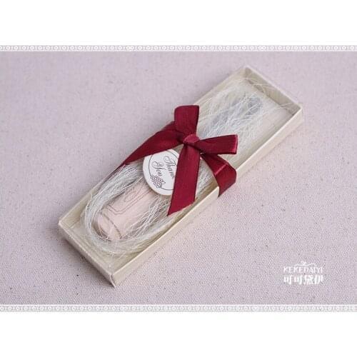Quevinal wedding gift and giveaways-- Stainless Steel Spreader with Wine Cork Handle party favor 100pcs/lot
