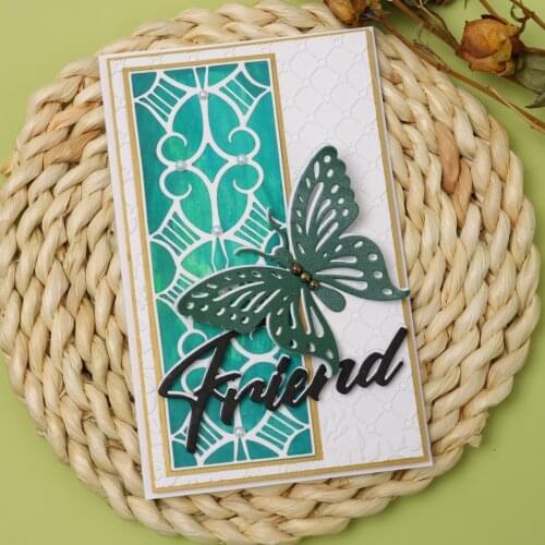 Cutting Dies Making Scrapbook Greeting Card Edge Lace Hollow Border Metal Cutting Dies Stencil Frame Embossing Template New 2020