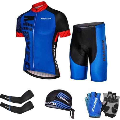 Cycling Clothing Bicicleta Jersey Mens Bicycle Suit Summer Quick Dry Maillot Ciclismo Hombre 5D Gel Bike Accessories Shorts Sets