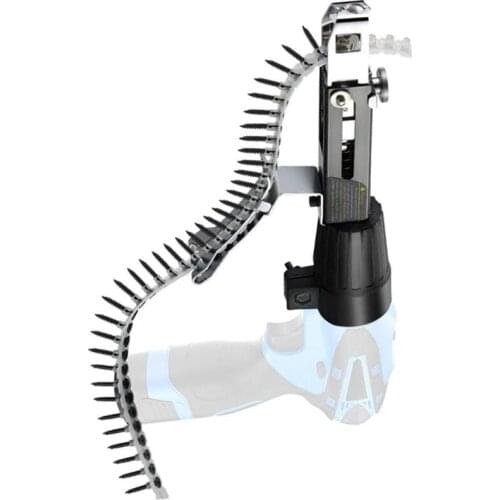 Drywall Screw, Electric Automatic Chain Nail Machine, with 50PCs Chain Nail, Screwdriver Bit