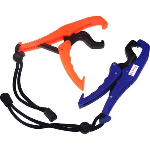 1pc 6"/9" ABS Floatable Fish Lip Gripper Portable Non-Slip Fishing Controller Holder Pliers Fishing Common Gear Red Yellow Green