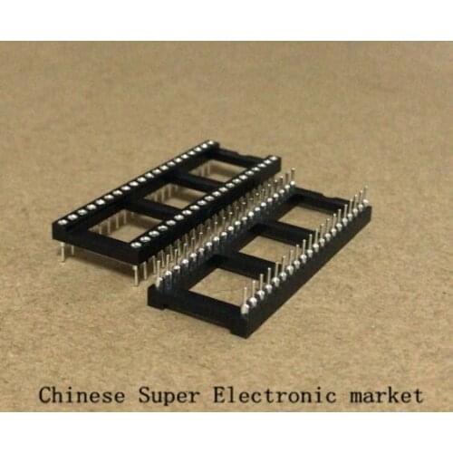 10PCS DIP-40-Round IC SOCKET 40 PIN 40PIN 40P Round Hole DIP IC Sockets