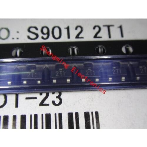 100PCS S9012 2T1 SOT-23