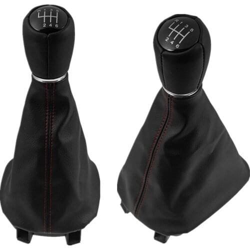 5/6 Speed Gear Shift Knob For Seat Leon 1M1 Toledo II MK2 Gaiter Boot Cover Collar 1998 1999 2000 2001 2002 2003 2004 2005 2006