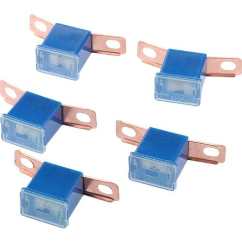 5x Midi / Strip Link Fuse Car Auto Heavy Duty Fuses - 100 Amp Blue