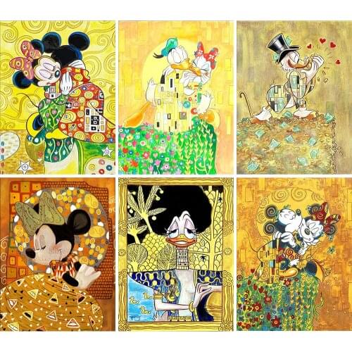 5D DIY Diamond Painting Masterpiece Mickey Gift Cartoon Disney Square Round Embroidery Landscape Cross Stitch Mosaic Home Decor