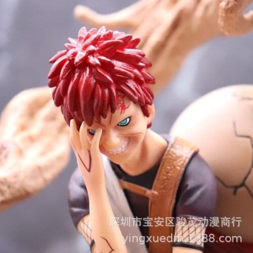Anime Naruto Sabaku no Gaara in the Fighting PVC 25CM Action Figure Collectible Model Decoration Toys Statue Doll Kids Gifts
