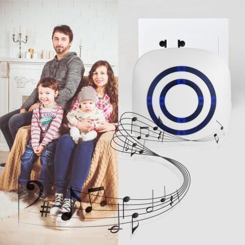 2021 New Wireless Motion Sensor Detector Door Gate Entry Bell Chime Alert Alarm Doorbell for Business Outdoor Doorbell Kit