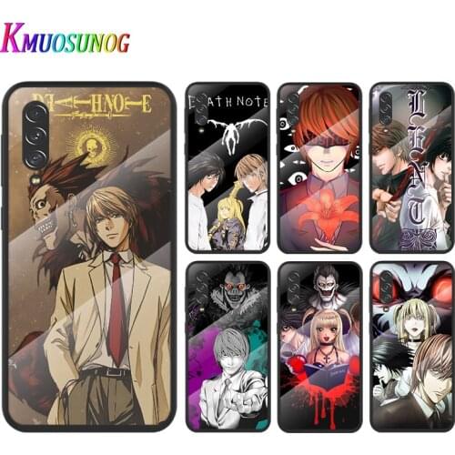 Hot Anime Death Note For Samsung Galaxy A91 A81 A72 A71 A52 A51 A41 A31 A21S A11 A01 Tempered Glass Cover Phone Case