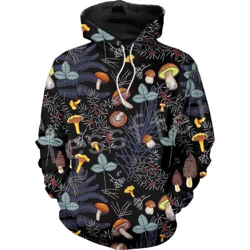 Mushroom Colorful Hip Hop Unisex 3D Printed Hoodie/Sweatshirt/Jacket/Mens Womens Cartoon Casual