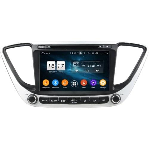 KD-8211 hanstar screen NXP6686 radio built in carplay and Android auto car auto multimedia dvd player for Verna 2017