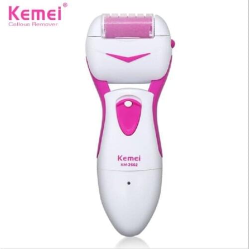 Kemei Brand Feet Care Tool Electric Exfoliator Pedicure Callus Skin Remover Personal Care Peeling Foot Device