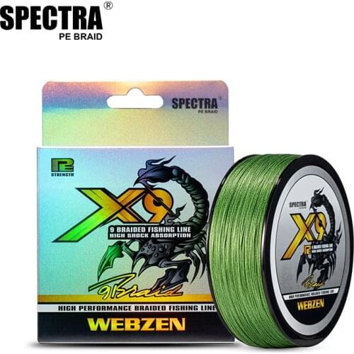 New 9 Strands PE Fishing Line High Strength Raid Fishing Line 100M Multifilament Fishing Wire Carp Fishing Line Tool