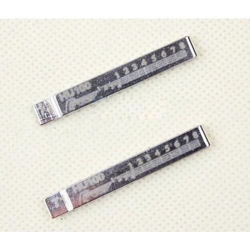 HU100 Engraved Line Key Blade For Buick Opel Cadillac Scale Shearing Teeth Cutting Key Blank 2 IN 1 (No 71)