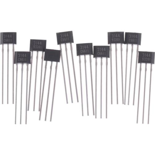 10pcs AH3144E OH3144 3144 Hall Effect Sensor Magnetic Detector