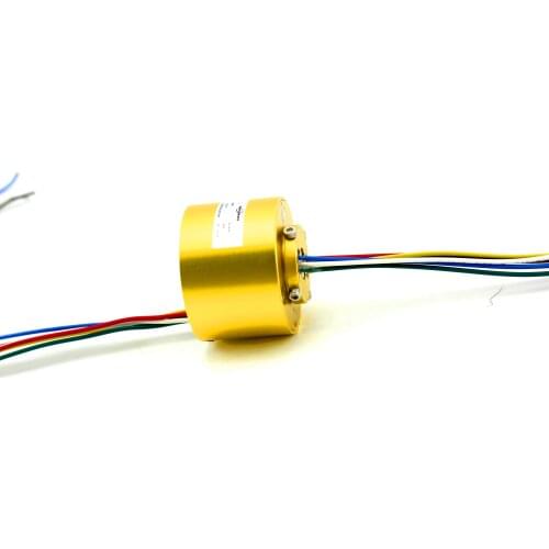 MOFLON MT2586 through bore slip ring with bore 25.4 mm, OD 86mm 6 wires 10A