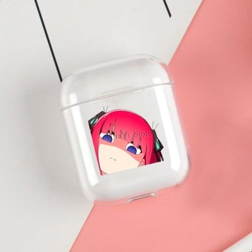 Nino Nakano chibi The Quintessential Quintuplets Case For Apple Airpods 1/2 Protective Cases Bluetooth Wireless Earphone Cover