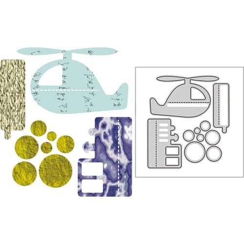 New Aircraft Train Craft Embossing Mold 2021 Metal Cutting Dies for DIY Decorative Scrapbooking Paper Album Card Making No Stamp