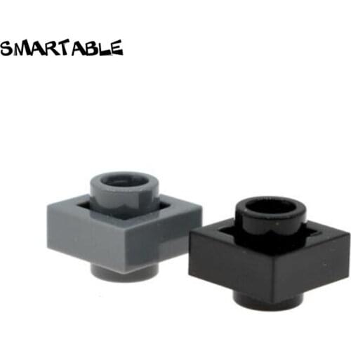 Smartable Plate 1x1 with Studs On Bost Sides Building Blocks MOC Parts Toy For Kids Compatible Major Brands 100pcs/Lot