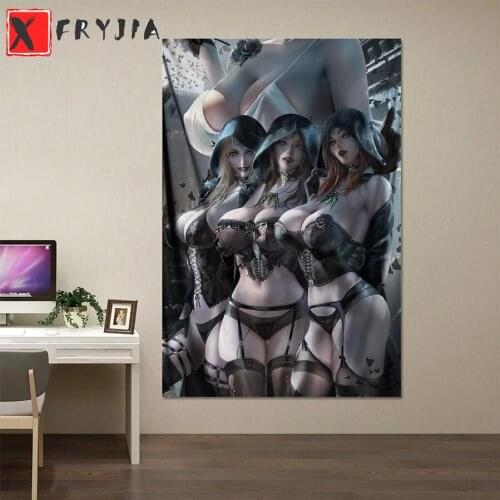 Full square drill Diamond embroidery Cartoon sexy woman playroom bedroom decoration 5D DIY diamond Painting Cross Stitch Mosaic