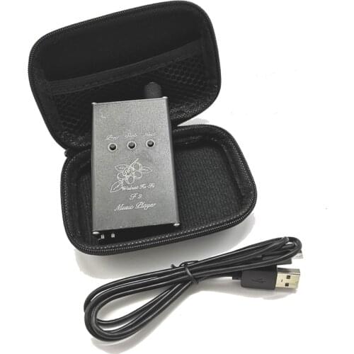 Lusya Walnut F2 Professional Lossless HiFi Music MP3 Player Support 64GB TF Card Expansion USB Sound Card Balance Output E2-011