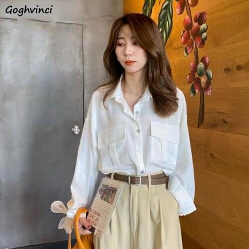 Shirts Women Summer Solid Simple 3 Colors Single Breasted Office Lady Design New Arrival Turn Down Collar Elegant Leisure Female