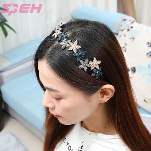 New style womens headband, flowers and beautiful headwear, fashion diamond hair accessories, holiday gifts