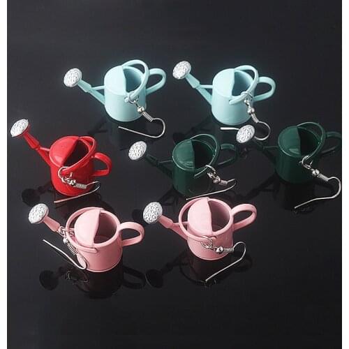 2020 Watering Can 3D Earrings For Women Серьги New Design Gardening Drop Statement Earrings Girl Jewelry Gifts