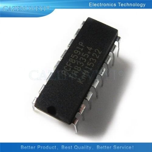 1pcs/lot PCF8591P PCF8591 DIP-16 In Stock