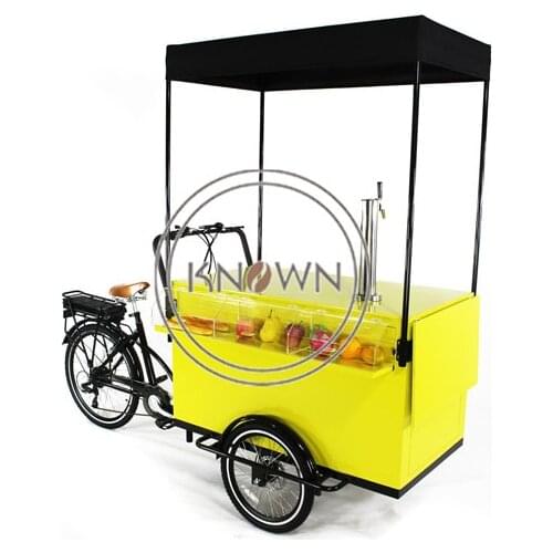 2021 New Electric Cargo Bike Adult Electric Motorcycle Tricycle Three Wheel Food Vending Cart