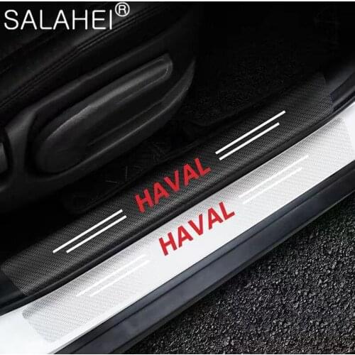 4PCS Transparent Car Threshold Sill Plate Sticker For Great Wall Haval/Hover H1 H2 H3 H5 H6 F7X H7 H4 H8 H9 M4 F5 F7 F9 H2S