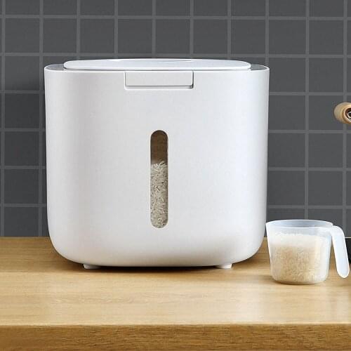 5Kg Insect Proof Moisture-proof Rice Bucket Kitchen Collection Nano Bucket Plastic Food Storage Containers Set Rice Dispenser
