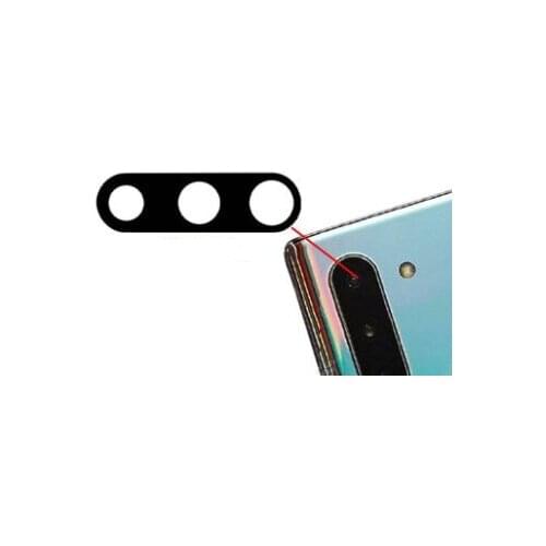 50-100pcs For Samsung Galaxy Note 10+ Plus note10 Back Rear Camera Glass Lens Cover With 3M Adhesive Sticker Replacement Part
