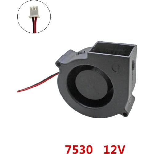 7530 blower fans Cooling DC 12V Brushless centrifugal Turbo Fan cooler radiator