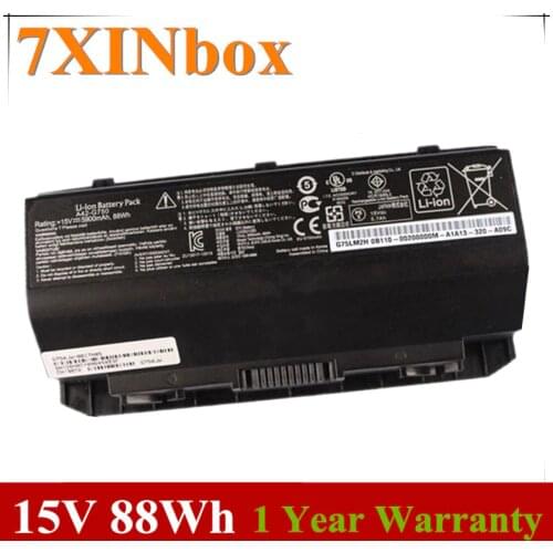 7XINbox 15V 88wh A42-G750 Laptop Battery For ASUS ROG G750 G750JM G750JS G750J G750JW G750JH G750JX G750JZ BATTERIA