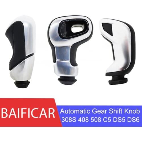 Baificar Brand New Automatic Gear Shift Lever Knob For Peugeot 308S 408 508 Citroen C5 DS5 DS6