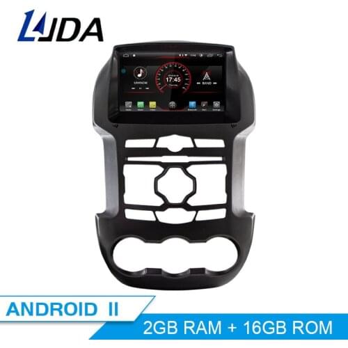 LJDA Android 10 Car DVD Player For Ford Ranger 2011-2015 GPS Navigation 2 Din Car Radio Multimedia WIFI Stereo IPS Headunit RDS