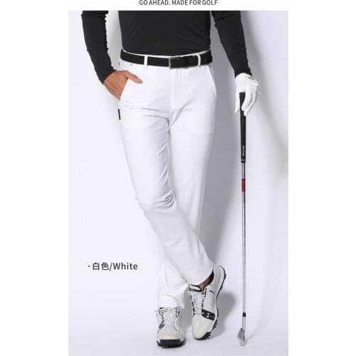 ITYA store Golf pants mens autumn and winter thickening high elasticity quick-drying non-iron anti-wrinkle ball pants