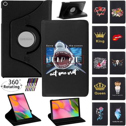 360 Swivel Case for Samsung Galaxy , Pu Leather Case Tab A 10.1 2019 T510 T515/Galaxy Tab S6 Lite P610 Support Tablet Cover